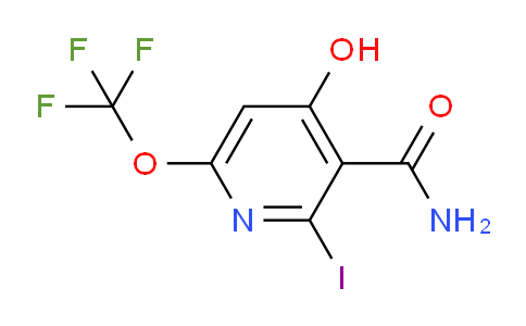 4-Hydroxy-2-iodo-6-(trifluoromethoxy)pyridine-3-carboxamide