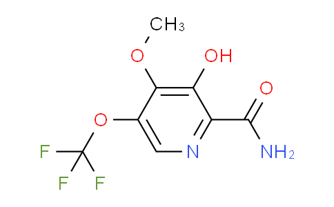 AM88561 | 1804825-90-8 | 3-Hydroxy-4-methoxy-5-(trifluoromethoxy)pyridine-2-carboxamide