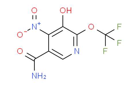 3-Hydroxy-4-nitro-2-(trifluoromethoxy)pyridine-5-carboxamide