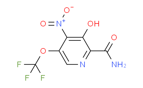 3-Hydroxy-4-nitro-5-(trifluoromethoxy)pyridine-2-carboxamide