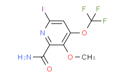 AM88663 | 1805933-81-6 | 6-Iodo-3-methoxy-4-(trifluoromethoxy)pyridine-2-carboxamide