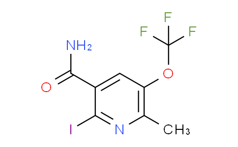 2-Iodo-6-methyl-5-(trifluoromethoxy)pyridine-3-carboxamide