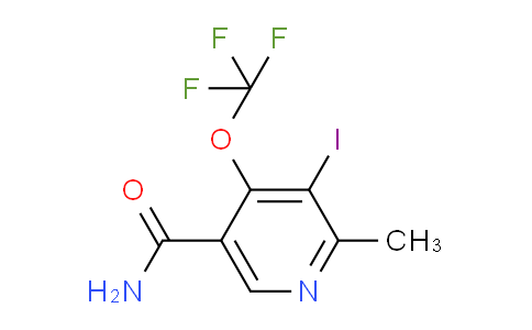 3-Iodo-2-methyl-4-(trifluoromethoxy)pyridine-5-carboxamide