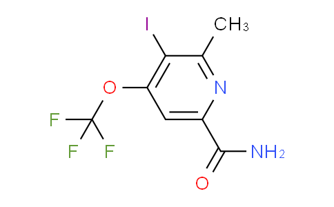 3-Iodo-2-methyl-4-(trifluoromethoxy)pyridine-6-carboxamide