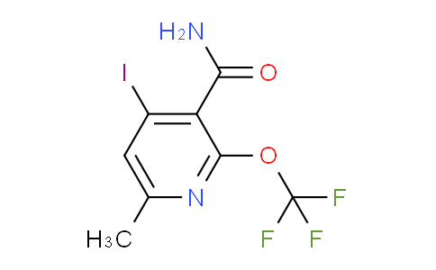 4-Iodo-6-methyl-2-(trifluoromethoxy)pyridine-3-carboxamide