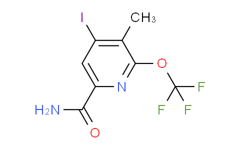 4-Iodo-3-methyl-2-(trifluoromethoxy)pyridine-6-carboxamide