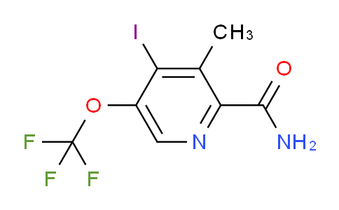 AM88725 | 1804349-07-2 | 4-Iodo-3-methyl-5-(trifluoromethoxy)pyridine-2-carboxamide