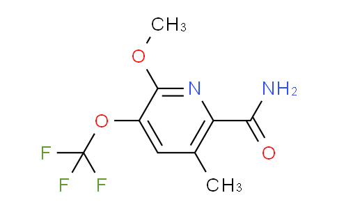 2-Methoxy-5-methyl-3-(trifluoromethoxy)pyridine-6-carboxamide