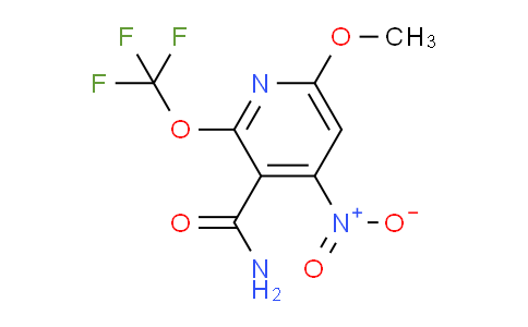 6-Methoxy-4-nitro-2-(trifluoromethoxy)pyridine-3-carboxamide
