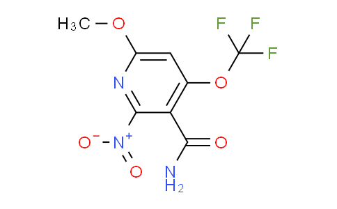6-Methoxy-2-nitro-4-(trifluoromethoxy)pyridine-3-carboxamide