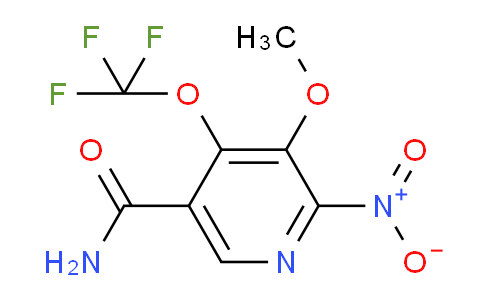 3-Methoxy-2-nitro-4-(trifluoromethoxy)pyridine-5-carboxamide