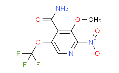 3-Methoxy-2-nitro-5-(trifluoromethoxy)pyridine-4-carboxamide