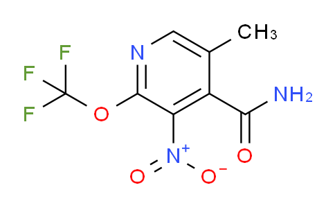 5-Methyl-3-nitro-2-(trifluoromethoxy)pyridine-4-carboxamide