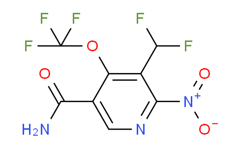AM88876 | 1806060-87-6 | 3-(Difluoromethyl)-2-nitro-4-(trifluoromethoxy)pyridine-5-carboxamide