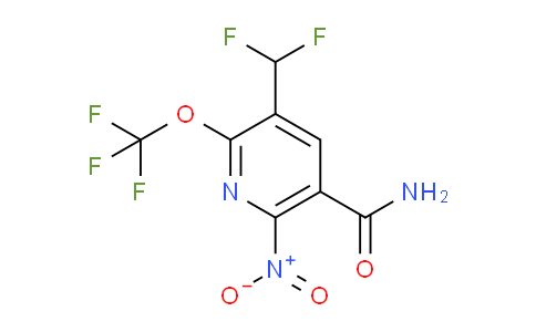 AM88900 | 1805159-73-2 | 3-(Difluoromethyl)-6-nitro-2-(trifluoromethoxy)pyridine-5-carboxamide