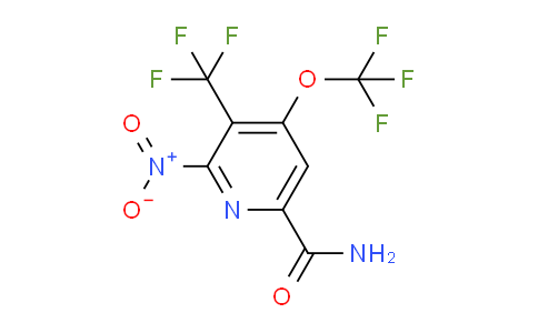 AM88904 | 1804438-84-3 | 2-Nitro-4-(trifluoromethoxy)-3-(trifluoromethyl)pyridine-6-carboxamide