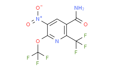 3-Nitro-2-(trifluoromethoxy)-6-(trifluoromethyl)pyridine-5-carboxamide