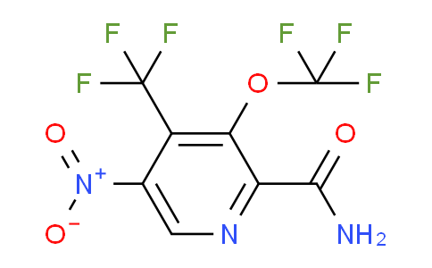 5-Nitro-3-(trifluoromethoxy)-4-(trifluoromethyl)pyridine-2-carboxamide