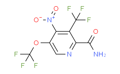 4-Nitro-5-(trifluoromethoxy)-3-(trifluoromethyl)pyridine-2-carboxamide