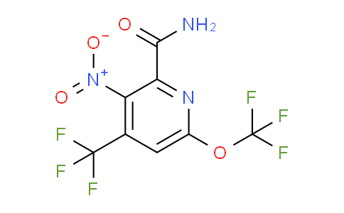 3-Nitro-6-(trifluoromethoxy)-4-(trifluoromethyl)pyridine-2-carboxamide