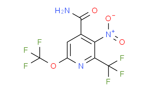 3-Nitro-6-(trifluoromethoxy)-2-(trifluoromethyl)pyridine-4-carboxamide