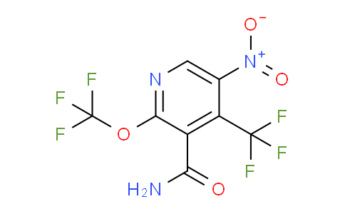 5-Nitro-2-(trifluoromethoxy)-4-(trifluoromethyl)pyridine-3-carboxamide
