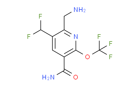 2-(Aminomethyl)-3-(difluoromethyl)-6-(trifluoromethoxy)pyridine-5-carboxamide