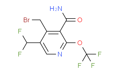 4-(Bromomethyl)-5-(difluoromethyl)-2-(trifluoromethoxy)pyridine-3-carboxamide