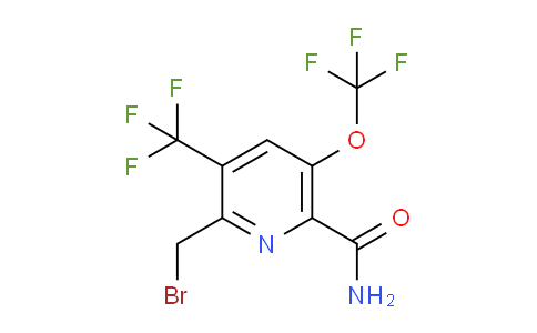 2-(Bromomethyl)-5-(trifluoromethoxy)-3-(trifluoromethyl)pyridine-6-carboxamide
