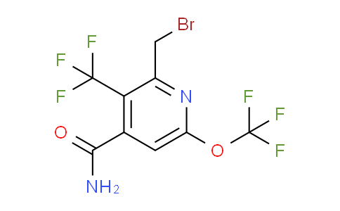 2-(Bromomethyl)-6-(trifluoromethoxy)-3-(trifluoromethyl)pyridine-4-carboxamide