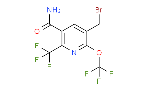 3-(Bromomethyl)-2-(trifluoromethoxy)-6-(trifluoromethyl)pyridine-5-carboxamide