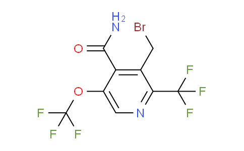 AM89049 | 1805309-90-3 | 3-(Bromomethyl)-5-(trifluoromethoxy)-2-(trifluoromethyl)pyridine-4-carboxamide