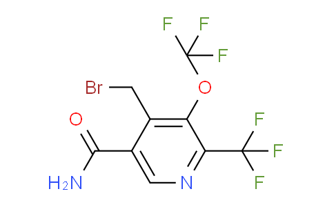 AM89055 | 1805310-09-1 | 4-(Bromomethyl)-3-(trifluoromethoxy)-2-(trifluoromethyl)pyridine-5-carboxamide