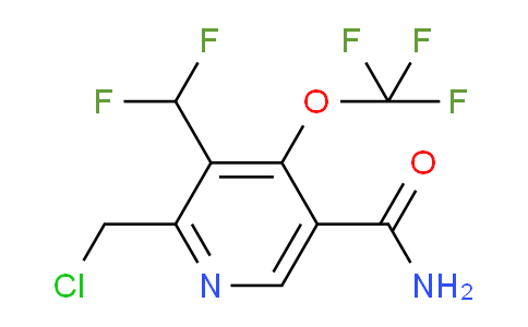 AM89061 | 1805183-22-5 | 2-(Chloromethyl)-3-(difluoromethyl)-4-(trifluoromethoxy)pyridine-5-carboxamide