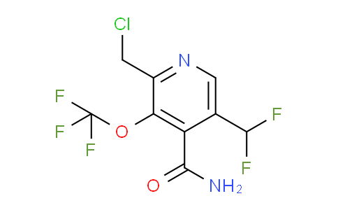 AM89068 | 1804927-13-6 | 2-(Chloromethyl)-5-(difluoromethyl)-3-(trifluoromethoxy)pyridine-4-carboxamide