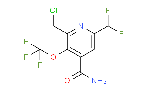 AM89072 | 1805957-18-9 | 2-(Chloromethyl)-6-(difluoromethyl)-3-(trifluoromethoxy)pyridine-4-carboxamide