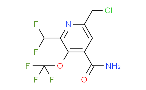 AM89083 | 1805183-33-8 | 6-(Chloromethyl)-2-(difluoromethyl)-3-(trifluoromethoxy)pyridine-4-carboxamide