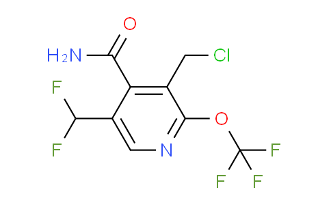 AM89095 | 1806771-93-6 | 3-(Chloromethyl)-5-(difluoromethyl)-2-(trifluoromethoxy)pyridine-4-carboxamide