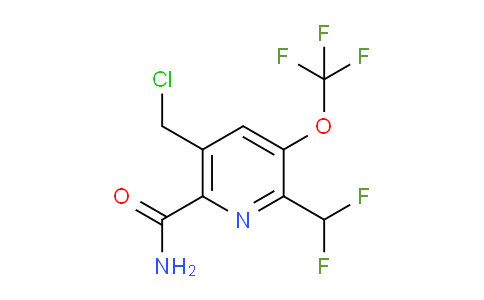 AM89096 | 1804750-91-1 | 5-(Chloromethyl)-2-(difluoromethyl)-3-(trifluoromethoxy)pyridine-6-carboxamide