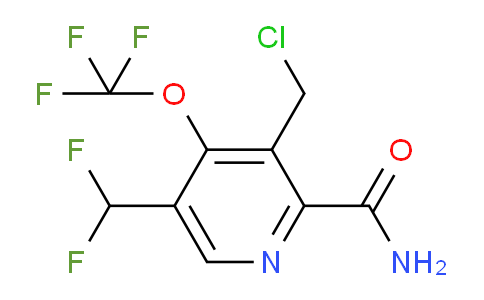 AM89097 | 1804657-73-5 | 3-(Chloromethyl)-5-(difluoromethyl)-4-(trifluoromethoxy)pyridine-2-carboxamide