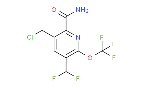 AM89099 | 1805162-77-9 | 3-(Chloromethyl)-5-(difluoromethyl)-6-(trifluoromethoxy)pyridine-2-carboxamide
