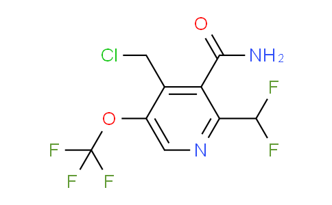 AM89100 | 1805957-33-8 | 4-(Chloromethyl)-2-(difluoromethyl)-5-(trifluoromethoxy)pyridine-3-carboxamide