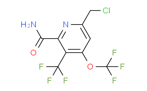AM89103 | 1805309-40-3 | 6-(Chloromethyl)-4-(trifluoromethoxy)-3-(trifluoromethyl)pyridine-2-carboxamide