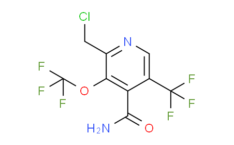 2-(Chloromethyl)-3-(trifluoromethoxy)-5-(trifluoromethyl)pyridine-4-carboxamide