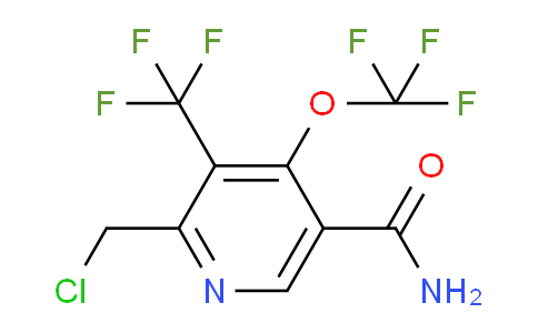 2-(Chloromethyl)-4-(trifluoromethoxy)-3-(trifluoromethyl)pyridine-5-carboxamide