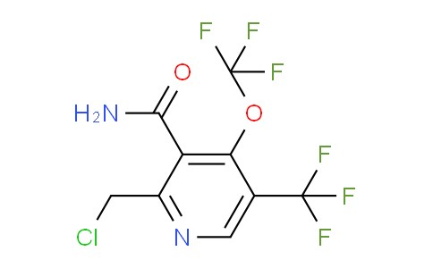 AM89118 | 1806783-01-6 | 2-(Chloromethyl)-4-(trifluoromethoxy)-5-(trifluoromethyl)pyridine-3-carboxamide
