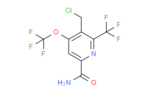 AM89119 | 1804370-15-7 | 3-(Chloromethyl)-4-(trifluoromethoxy)-2-(trifluoromethyl)pyridine-6-carboxamide