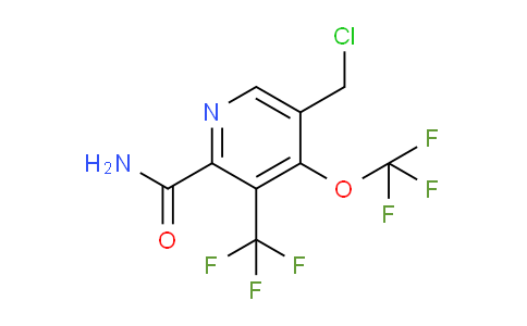 5-(Chloromethyl)-4-(trifluoromethoxy)-3-(trifluoromethyl)pyridine-2-carboxamide