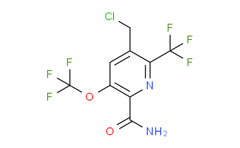 3-(Chloromethyl)-5-(trifluoromethoxy)-2-(trifluoromethyl)pyridine-6-carboxamide