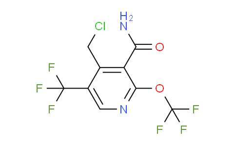 AM89128 | 1805164-50-4 | 4-(Chloromethyl)-2-(trifluoromethoxy)-5-(trifluoromethyl)pyridine-3-carboxamide